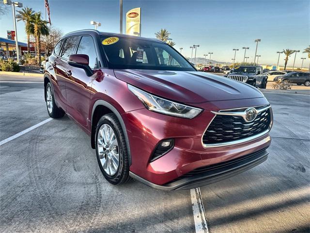used 2020 Toyota Highlander car, priced at $33,000