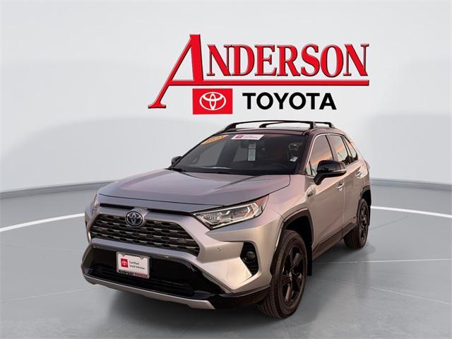 used 2021 Toyota RAV4 Hybrid car, priced at $31,500