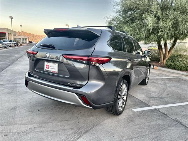 used 2023 Toyota Highlander car, priced at $44,700