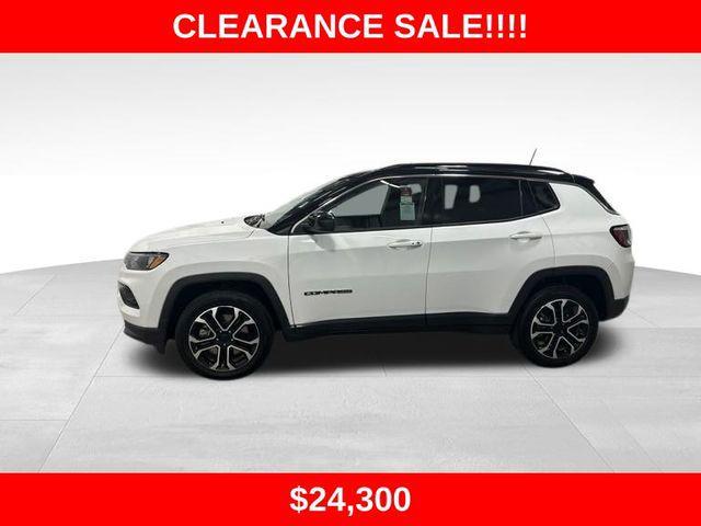 used 2023 Jeep Compass car, priced at $24,300