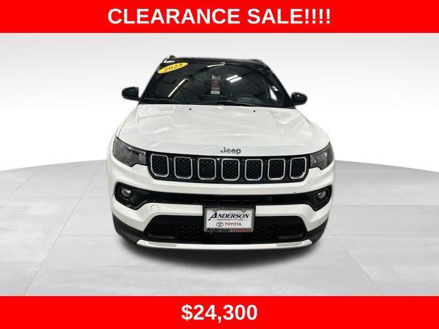 used 2023 Jeep Compass car, priced at $24,300