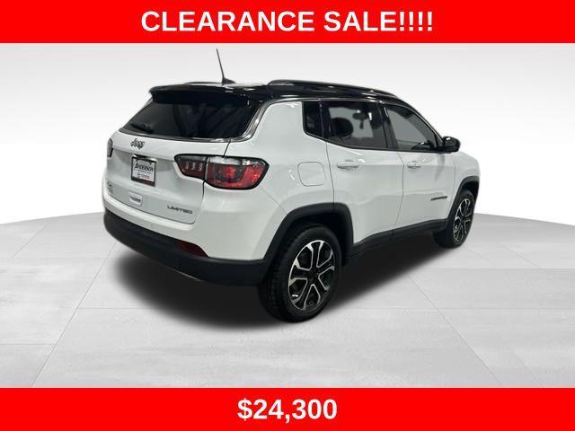 used 2023 Jeep Compass car, priced at $24,300