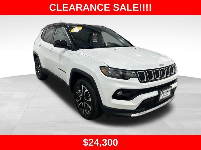 used 2023 Jeep Compass car, priced at $24,300