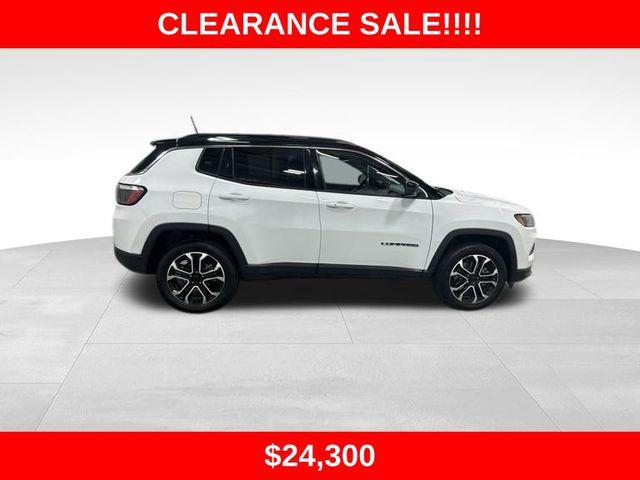 used 2023 Jeep Compass car, priced at $24,300