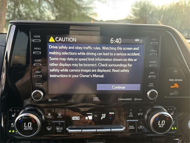 used 2022 Toyota Highlander car, priced at $37,200