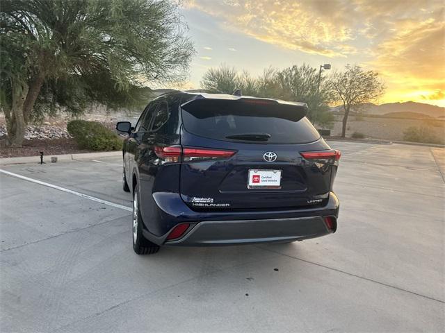 used 2022 Toyota Highlander car, priced at $37,200