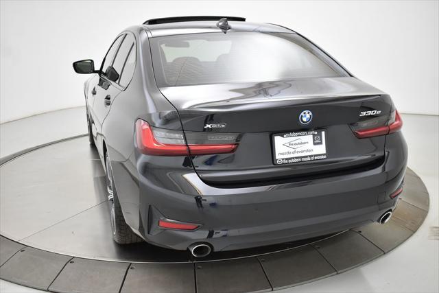 used 2022 BMW 330e car, priced at $31,395