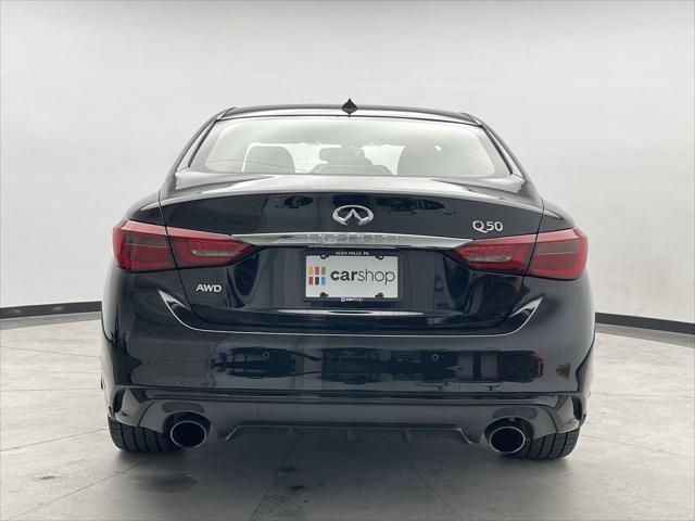 used 2022 INFINITI Q50 car, priced at $29,600