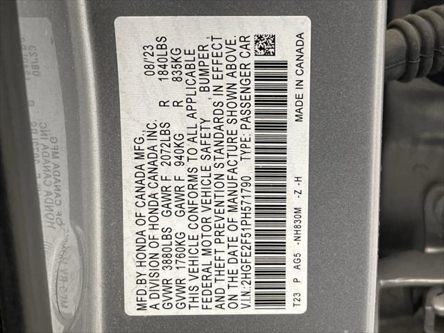 used 2023 Honda Civic car, priced at $25,200