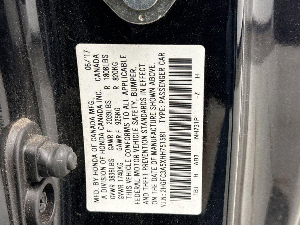 used 2017 Honda Civic car, priced at $16,849