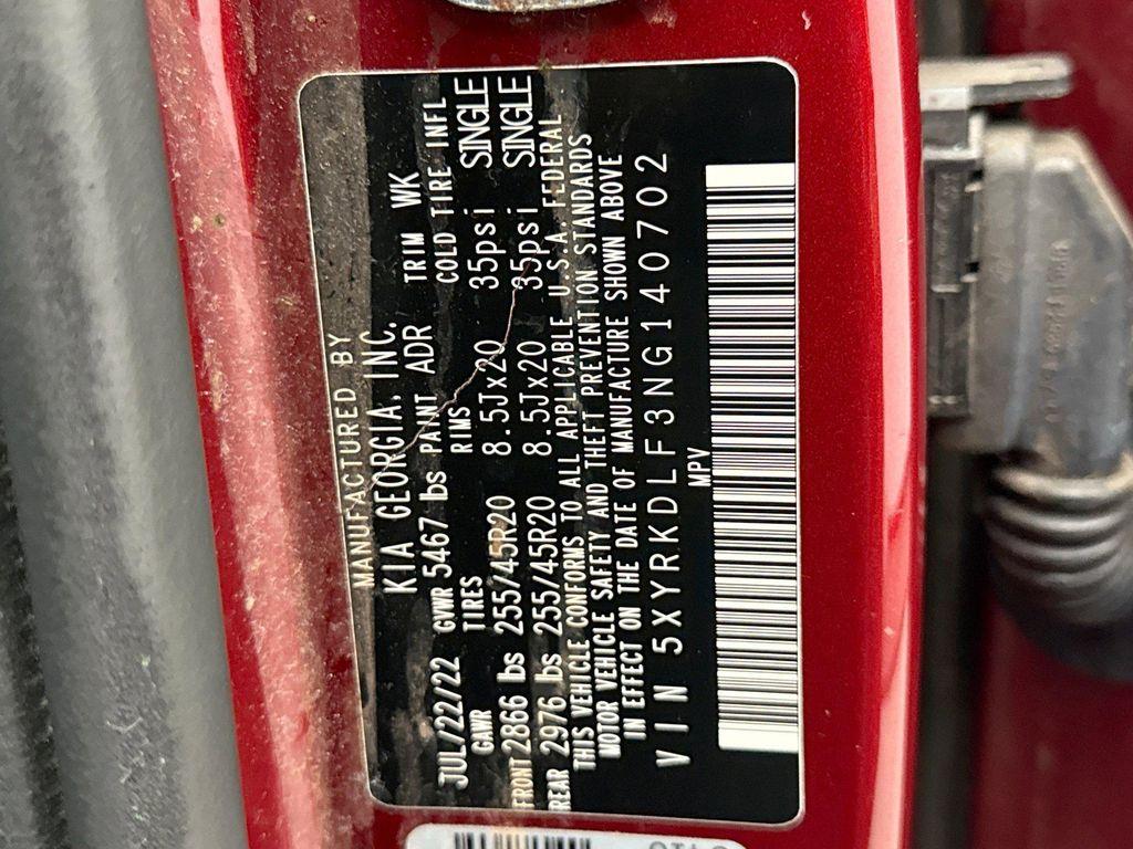 used 2022 Kia Sorento car, priced at $31,800