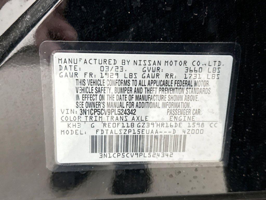 used 2023 Nissan Kicks car, priced at $19,899