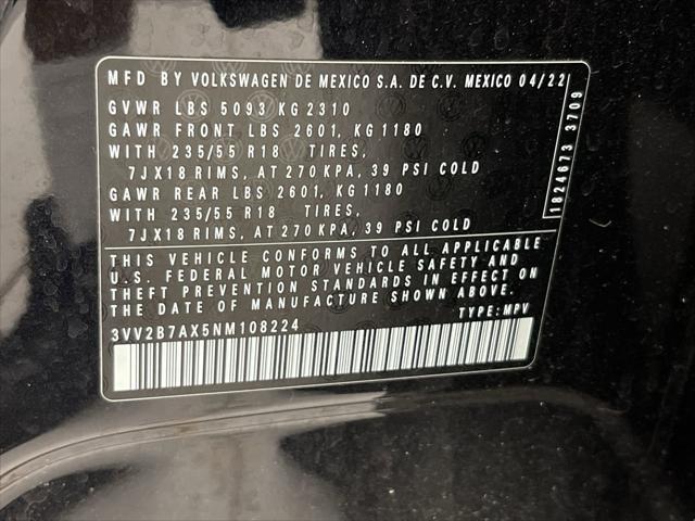 used 2022 Volkswagen Tiguan car, priced at $22,600