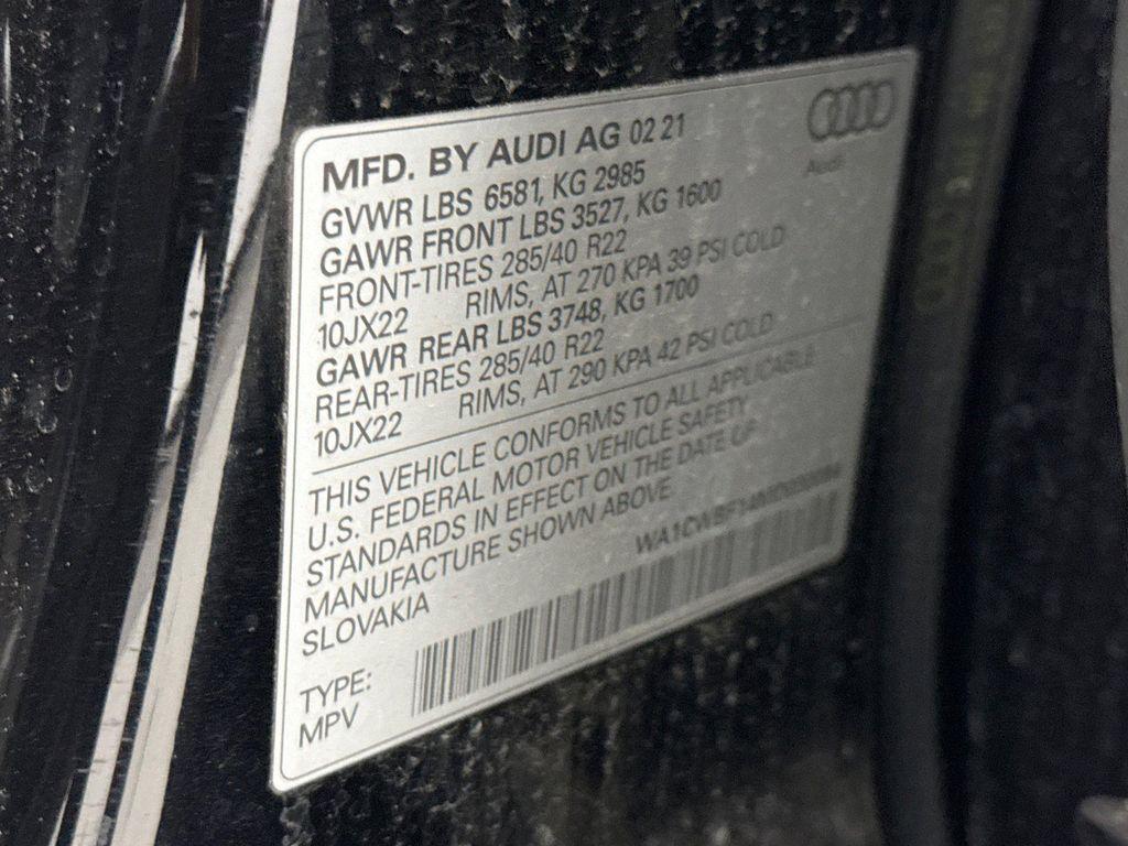 used 2021 Audi SQ8 car, priced at $59,599