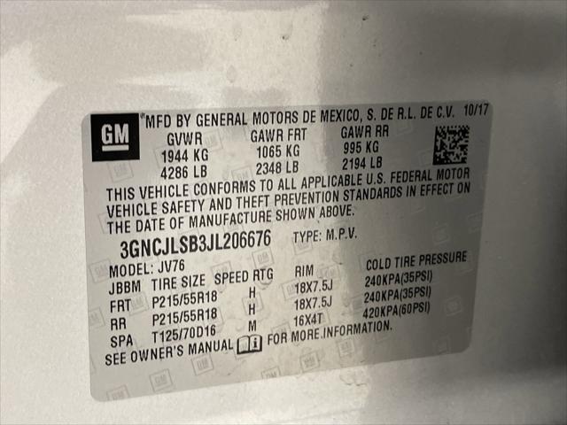 used 2018 Chevrolet Trax car, priced at $16,149