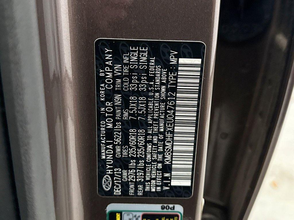 used 2014 Hyundai Santa Fe car, priced at $10,849