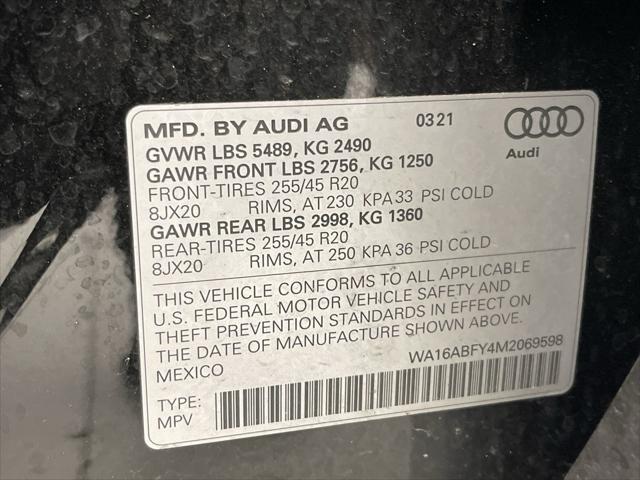 used 2021 Audi Q5 car, priced at $36,599