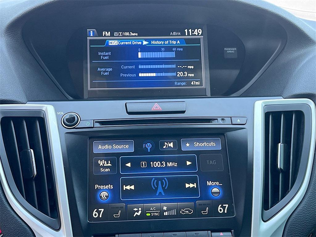 used 2015 Acura TLX car, priced at $15,000