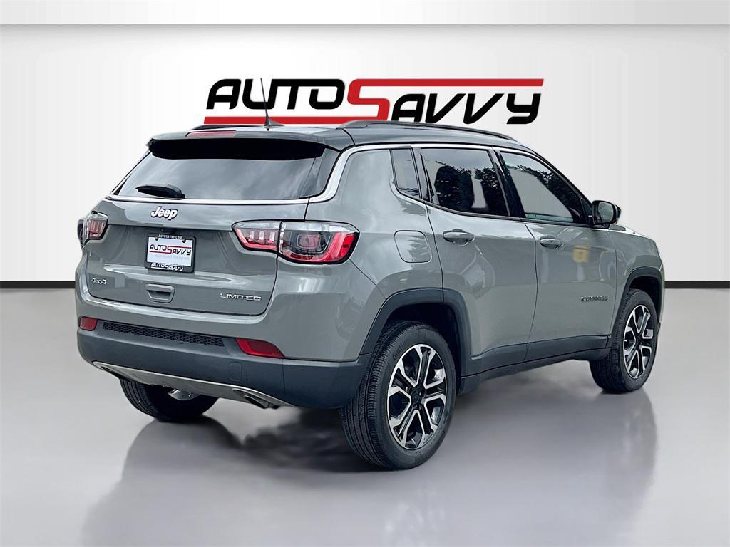 used 2023 Jeep Compass car, priced at $22,500