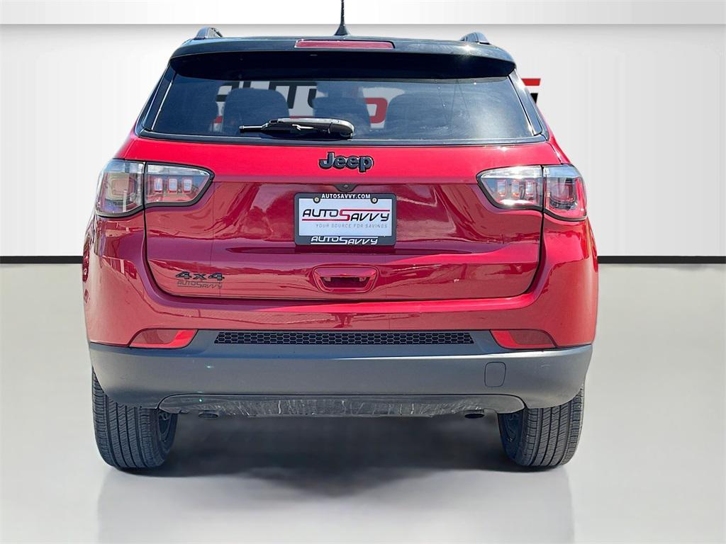used 2021 Jeep Compass car, priced at $17,600