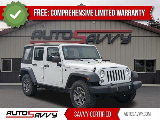 used 2017 Jeep Wrangler Unlimited car, priced at $19,500