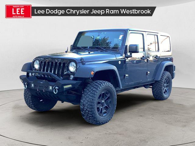used 2016 Jeep Wrangler Unlimited car, priced at $17,991