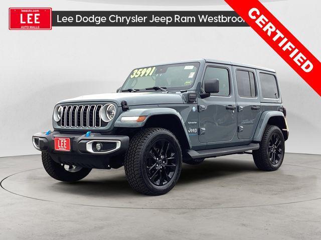 used 2024 Jeep Wrangler 4xe car, priced at $35,991