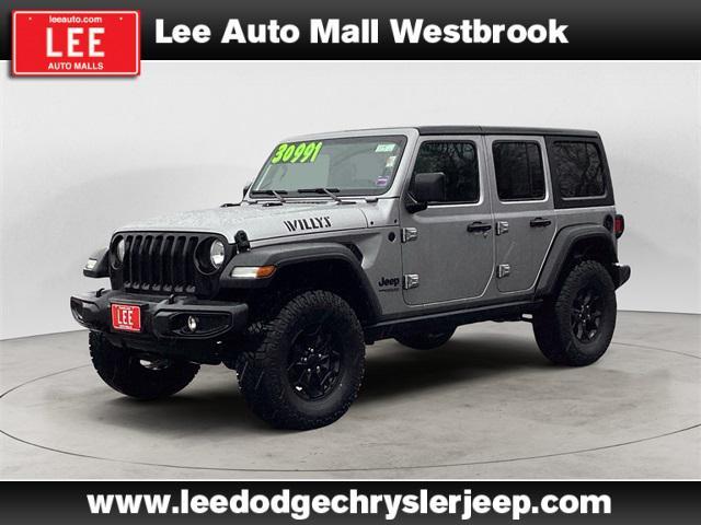 used 2021 Jeep Wrangler Unlimited car, priced at $30,991