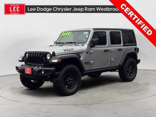 used 2021 Jeep Wrangler Unlimited car, priced at $29,993