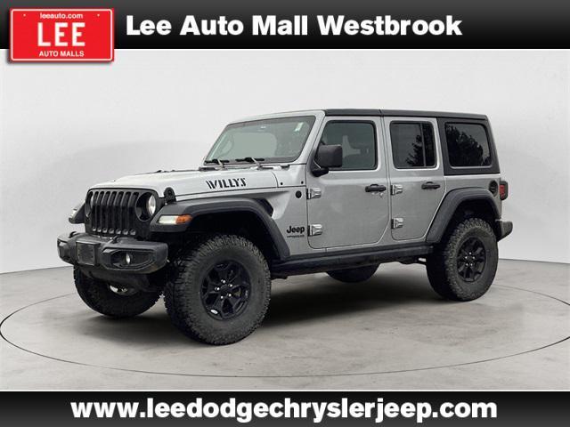 used 2021 Jeep Wrangler Unlimited car, priced at $30,991