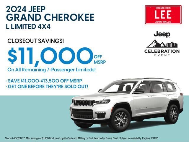 new 2024 Jeep Grand Cherokee L car, priced at $42,540