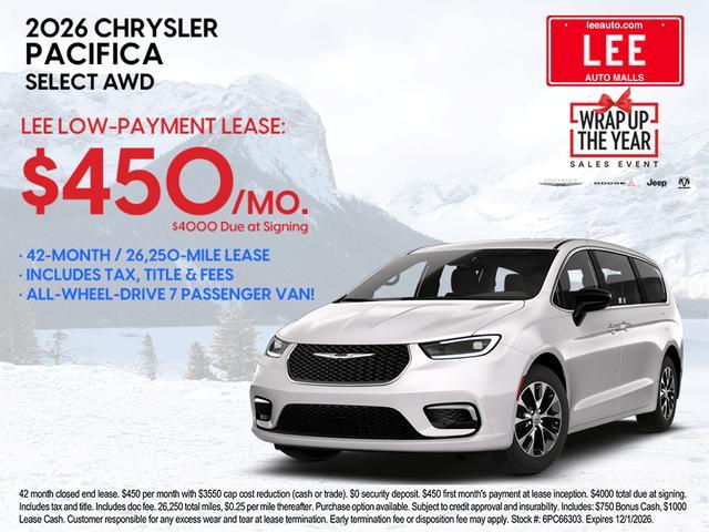 new 2026 Chrysler Pacifica car, priced at $44,698