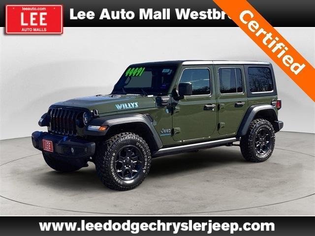 used 2023 Jeep Wrangler 4xe car, priced at $42,993