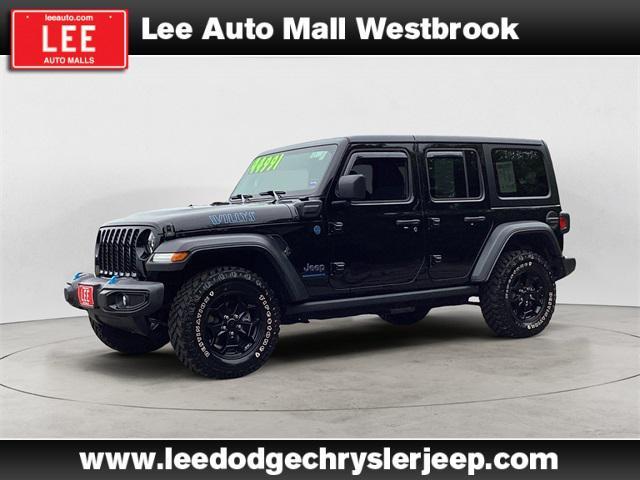 used 2023 Jeep Wrangler 4xe car, priced at $35,998