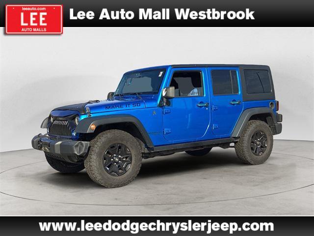 used 2015 Jeep Wrangler Unlimited car, priced at $20,991