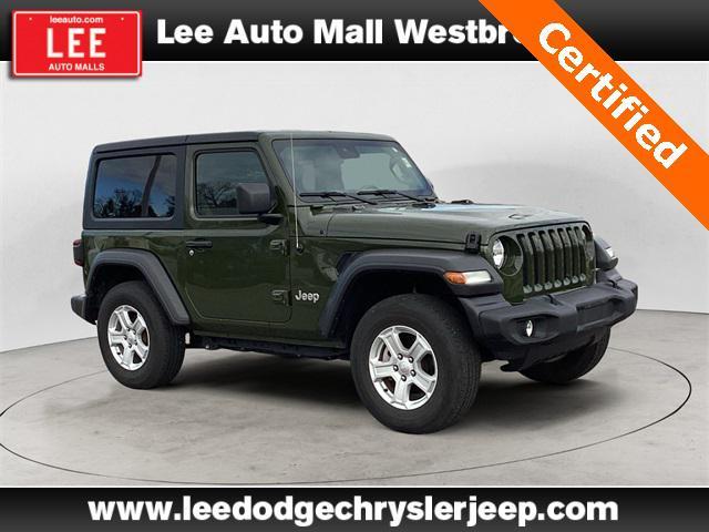 used 2021 Jeep Wrangler car, priced at $29,992