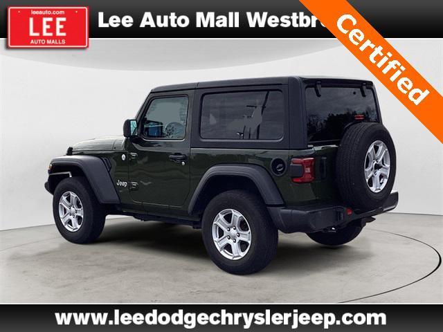 used 2021 Jeep Wrangler car, priced at $29,992