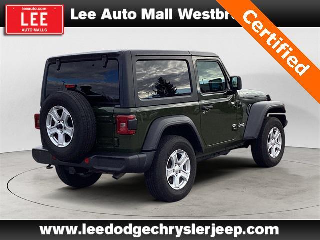 used 2021 Jeep Wrangler car, priced at $29,992