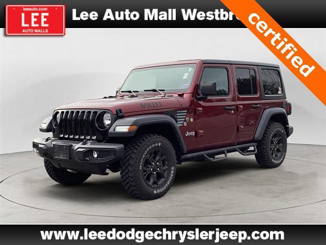 used 2021 Jeep Wrangler Unlimited car, priced at $34,991