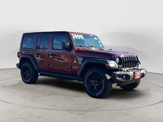 used 2021 Jeep Wrangler Unlimited car, priced at $34,592