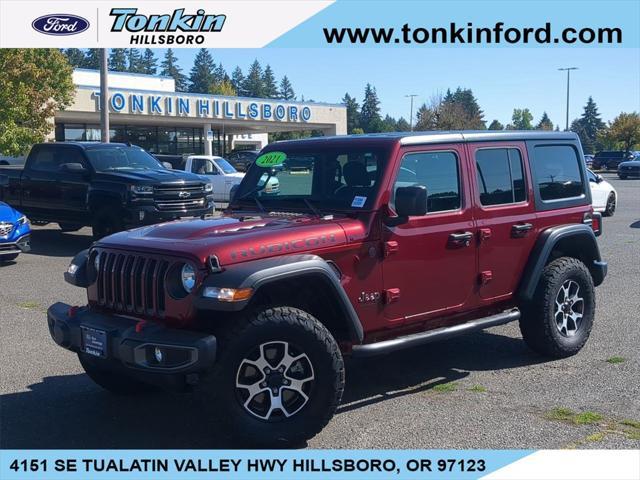 used 2021 Jeep Wrangler Unlimited car, priced at $37,950