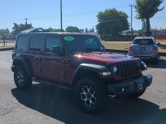 used 2021 Jeep Wrangler Unlimited car, priced at $37,950