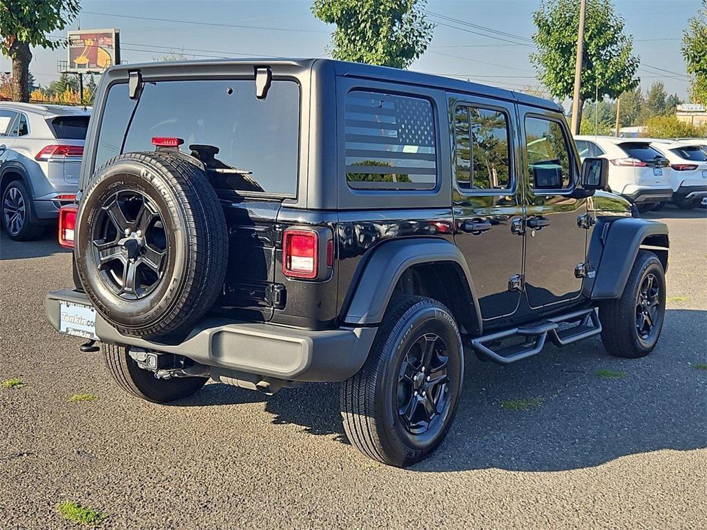 used 2021 Jeep Wrangler Unlimited car, priced at $30,485