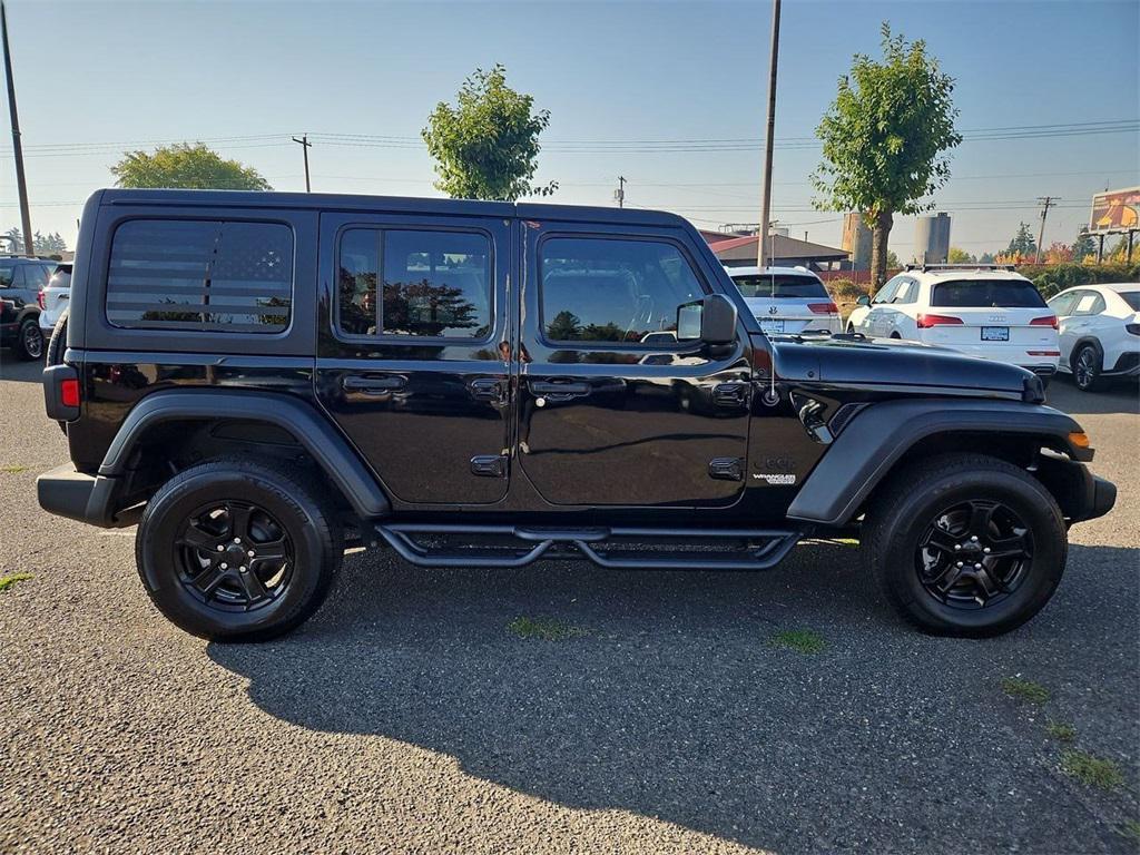 used 2021 Jeep Wrangler Unlimited car, priced at $30,485