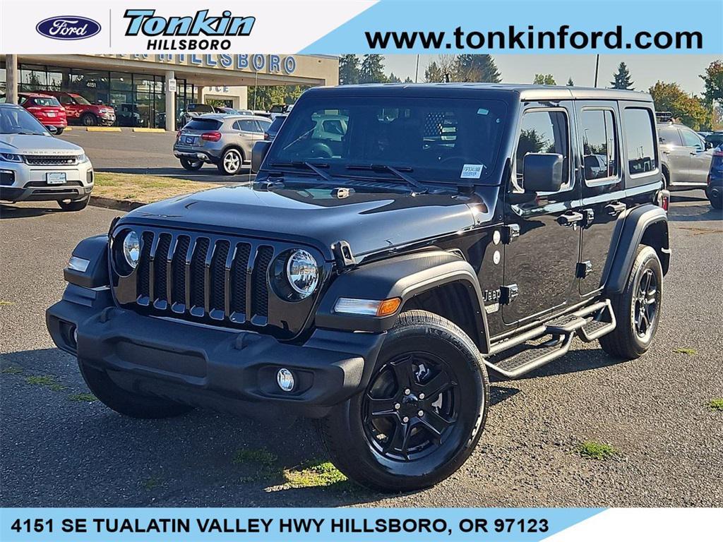 used 2021 Jeep Wrangler Unlimited car, priced at $30,485