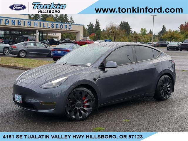 used 2021 Tesla Model Y car, priced at $34,650