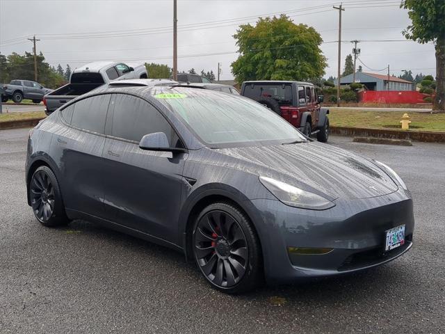 used 2021 Tesla Model Y car, priced at $34,650