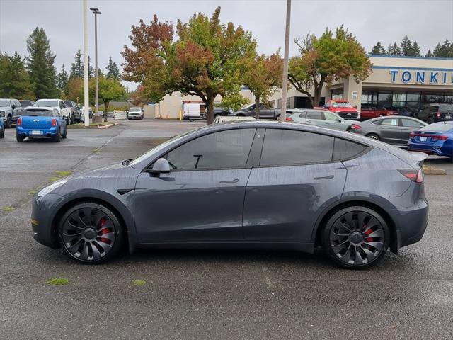 used 2021 Tesla Model Y car, priced at $34,650