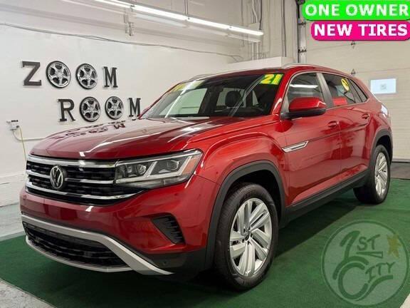 used 2021 Volkswagen Atlas Cross Sport car, priced at $24,975