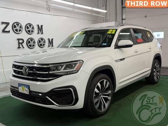 used 2021 Volkswagen Atlas car, priced at $30,975